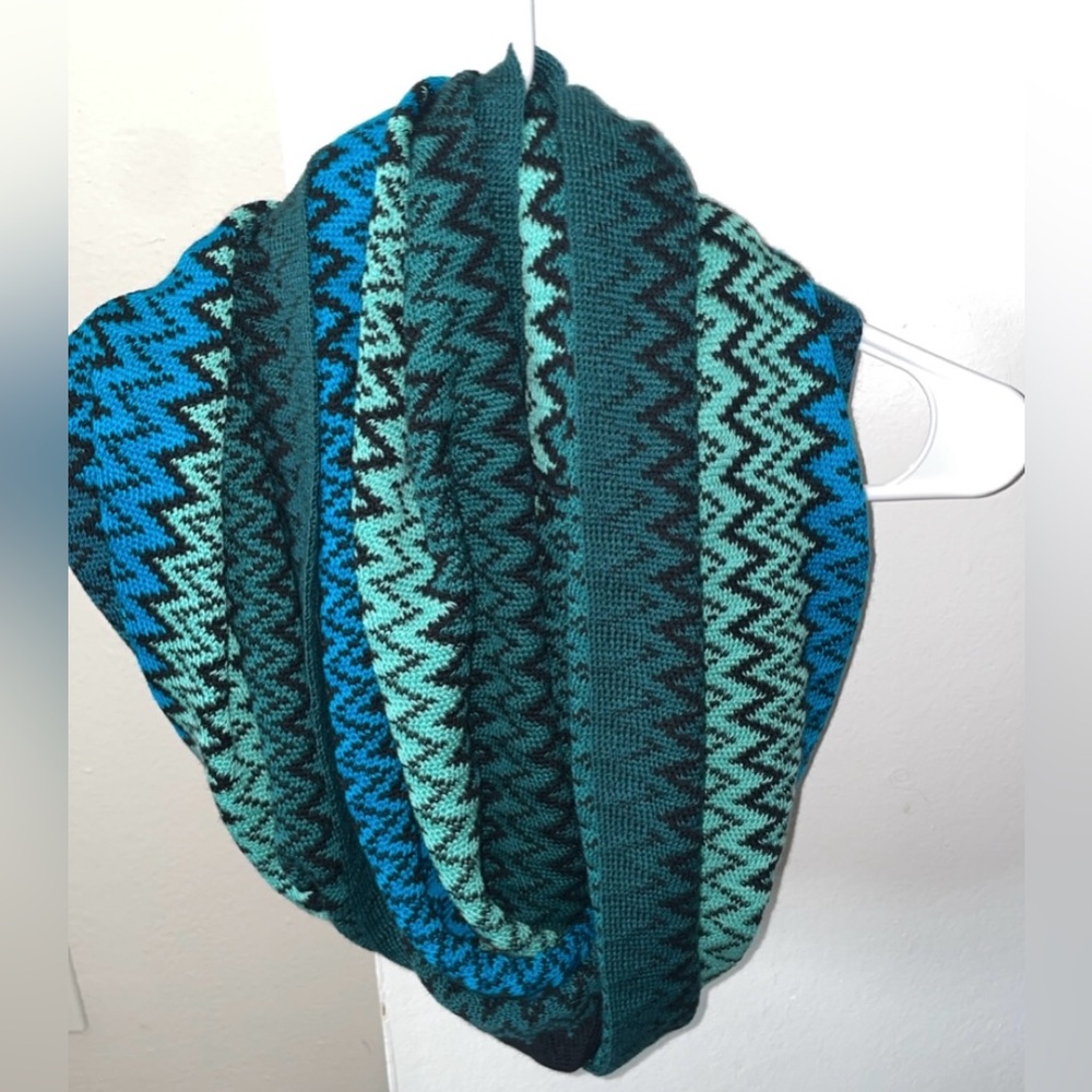 Blue and green scarf. Never worn.